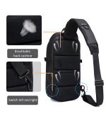 OZUKO 9729 Men’s Water-Resistant Crossbody Shoulder Bag – Lightweight Casual Purse for Work, School, College & Travel - Image 18