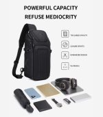 OZUKO 9729 Men’s Water-Resistant Crossbody Shoulder Bag – Lightweight Casual Purse for Work, School, College & Travel - Image 14