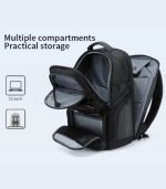 OZUKO 9772L Business Travel Laptop Backpack – Waterproof High-Capacity Bag for Men - Image 4