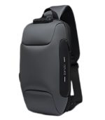 OZUKO 9223 Anti-Theft Sling Bag – Compact, Reflective & USB-Enabled for Everyday Carry - Image 4