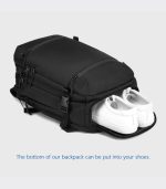 OZUKO 8983S Laptop Travel Backpack - Anti-Theft Hidden Pocket for School, Travel, Sports - Image 6