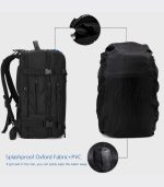 OZUKO 8983S Laptop Travel Backpack - Anti-Theft Hidden Pocket for School, Travel, Sports - Image 3