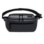 OZUKO 9237 Water-Resistant Waist Bag for Men - Lightweight Fanny Pack with Adjustable Chest Buckle, Anti-Theft Back Zipper Pocket