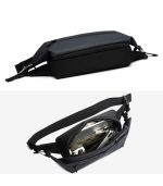 OZUKO 9237 Water-Resistant Waist Bag for Men - Lightweight Fanny Pack with Adjustable Chest Buckle, Anti-Theft Back Zipper Pocket - Image 3