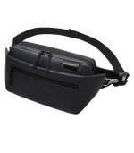 OZUKO 9237 Water-Resistant Waist Bag for Men - Lightweight Fanny Pack with Adjustable Chest Buckle, Anti-Theft Back Zipper Pocket - Image 10