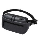 OZUKO 9237 Water-Resistant Waist Bag for Men - Lightweight Fanny Pack with Adjustable Chest Buckle, Anti-Theft Back Zipper Pocket - Image 2
