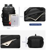 OZUKO 9242L Water-Resistant Travel Backpack for Men – Durable Oxford Multi-Functional Bag for Business, Gym & Camping - Image 9