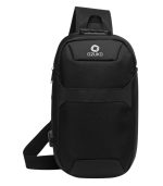OZUKO 9270 Water-Resistant Sling Bag - Anti-Theft  with Built in Lock, USB Charging Port