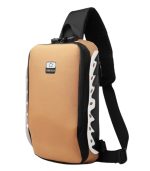 OZUKO 9281 Reflective Anti-Theft Sling Bag – Stylish Crossbody for Men with USB Charging - Image 22