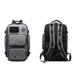 OZUKO 9309LY Tactical Travel Backpack With Waist Bag– USB Port, Anti-Theft - Image 41