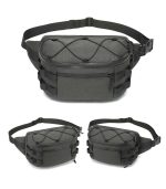 OZUKO 9340 Luxury Designers Waist Bag for Men -  Water-Resistant Fanny Pack - Image 2