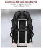 OZUKO 9386 Outdoor Travel Backpack with Cooler Compartment – USB Charging, Water-Resistant - Image 26