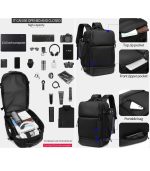 OZUKO 9405L Business Laptop Backpack – USB Port, Water-Resistant - Image 34