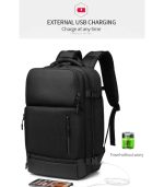 OZUKO 9405L Business Laptop Backpack – USB Port, Water-Resistant - Image 35