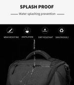 OZUKO 9409 Travel Laptop Backpack – USB Port, Water-Resistant - Image 40