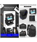 OZUKO 9409 Travel Laptop Backpack – USB Port, Water-Resistant - Image 37