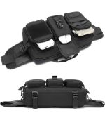 OZUKO 9449 Anti-Theft Waist Sling Bag - Water-Resistant Tablet Bag for Travel and Daily Use - Image 3
