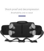 OZUKO 9449 Anti-Theft Waist Sling Bag - Water-Resistant Tablet Bag for Travel and Daily Use - Image 6