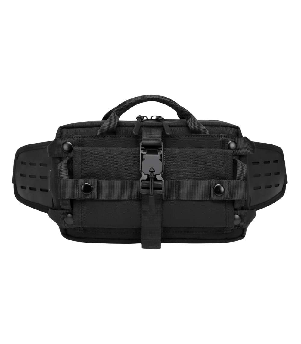 OZUKO-9450-Water-Resistant-Waist-Sling-Bag-1 OZUKO 9450 Water-Resistant Waist Sling Bag for Men with USB Port, Anti-Theft Tactical Fanny Pack - Image 1