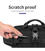 OZUKO 9450 Water-Resistant Waist Sling Bag for Men with USB Port, Anti-Theft Tactical Fanny Pack - Image 5