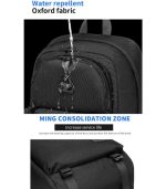 OZUKO 9488 Backpack – Water-Repellent, Lightweight - Image 23