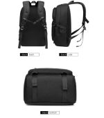 OZUKO 9488 Backpack – Water-Repellent, Lightweight - Image 17