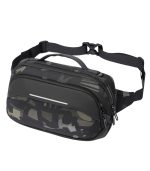 OZUKO 9551 Water-Resistant Waist Bag -  4L Multi-Storey Fanny Pack for Unisex Travel Pouch, Anti-Theft with Luminous Effect - Image 9