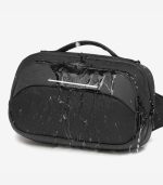 OZUKO 9551 Water-Resistant Waist Bag -  4L Multi-Storey Fanny Pack for Unisex Travel Pouch, Anti-Theft with Luminous Effect - Image 3