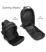 OZUKO 9565 Tactical Style EDC Sling Bag with Tripod Holder - Image 19