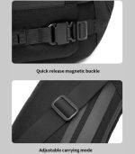 OZUKO 9681S Tactical Fanny Pack – Magnetic Buckle, Water-Resistant - Image 33