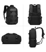 OZUKO 9587 Anti-Theft Sports & Travel Backpack - Oxford Fabric, Water-Resistant Laptop Bag - Image 3