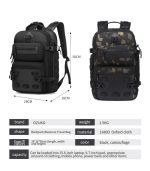 OZUKO 9601 Travel Laptop Backpack - Oxford Fabric, Water-Resistant Bag & Anti-Theft - Image 7