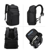 OZUKO 9630 Designer Anti Theft Business Backpack – High Capacity, Water-Resistant Travel Laptop Backpack - Image 5