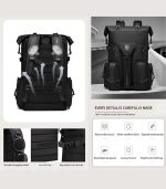 OZUKO 9631 Large Capacity Computer Laptop Backpack – Waterproof, Outdoor Sports Design - Image 26