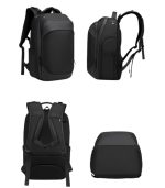 OZUKO 9640 Backpack – Water-Resistant, Fits 15.6″ Laptop – Business & Daily Use - Image 19