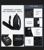 OZUKO 9640 Backpack – Water-Resistant, Fits 15.6″ Laptop – Business & Daily Use - Image 28