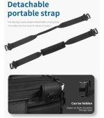 OZUKO 9641 45L Fashion Designer Weekender Duffel Bag – Versatile Business Travel and Outdoor Sport Bag - Image 47