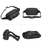 OZUKO 9655 Cycling Waist Bag -  Water-Resistant Travel Sport Pack, Lightweight Anti-Theft for School, Daily Activities & Outdoor - Image 4