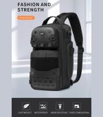 OZUKO 9659 Lightweight Waterproof Fashion Shoulder Bag – Anti-Theft Chest Bag for Men - Image 26