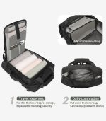 OZUKO 9660 Casual Waterproof Laptop Backpack – High-Capacity Durable Sports & Travel Bag with Computer Compartment - Image 5