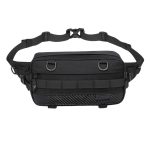 OZUKO 9676 Outdoor Tactical Waist Bag for Men – Durable Waterproof Oxford Crossbody Chest Pack with Tripod Holder