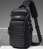 OZUKO 9680 Tactical Style EDC Sling Bag for Men - Image 34