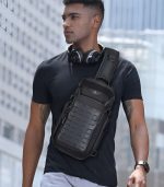 OZUKO 9680 Tactical Style EDC Sling Bag for Men - Image 33
