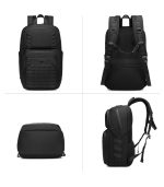 OZUKO 9687 Water-Resistant Laptop Backpack - Oxford Fabric, Hidden Pocket, for Work, Travel & School - Image 3