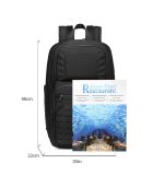 OZUKO 9687 Water-Resistant Laptop Backpack - Oxford Fabric, Hidden Pocket, for Work, Travel & School - Image 4