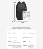 OZUKO 9697 Business Laptop Backpack – Water-Resistant, 15.6-Inch Compartment - Image 22