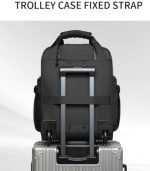 OZUKO 9699 18-Inch Underseat Carry-On Bag with Wheels – Premium Compact Trolley for Business Travel - Image 32