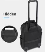 OZUKO 9699 18-Inch Underseat Carry-On Bag with Wheels – Premium Compact Trolley for Business Travel - Image 31