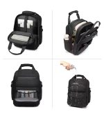 OZUKO 9699 18-Inch Underseat Carry-On Bag with Wheels – Premium Compact Trolley for Business Travel - Image 26