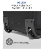 OZUKO 9699 18-Inch Underseat Carry-On Bag with Wheels – Premium Compact Trolley for Business Travel - Image 39
